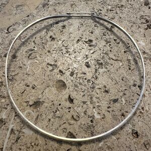 Vintage Mexico Sterling Silver 925 Choker Necklace (longer custom latch) 21grams